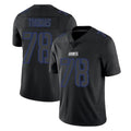 NY.Giants #78 Andrew Thomas Player Black Impact Limited Home Game Ldoa Stitched Jerseys