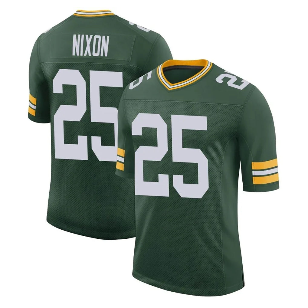 GB.Packers #25 Keisean Nixon Player Green Limited Classic Home Game Ldoa Stitched Jerseys