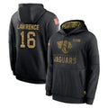 J.Jaguars #16 Trevor Lawrence Player Black Salute to Service Hoodies Limited Game Ldoa Stitched Jerseys