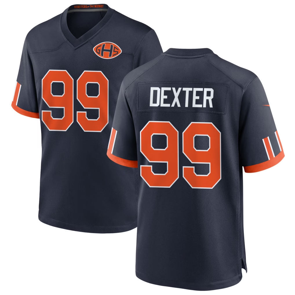 C.Bears #99 Gervon Dexter Sr Player Navy 2026 Rivalries Collection Home Game Ldoa Stitched Jerseys