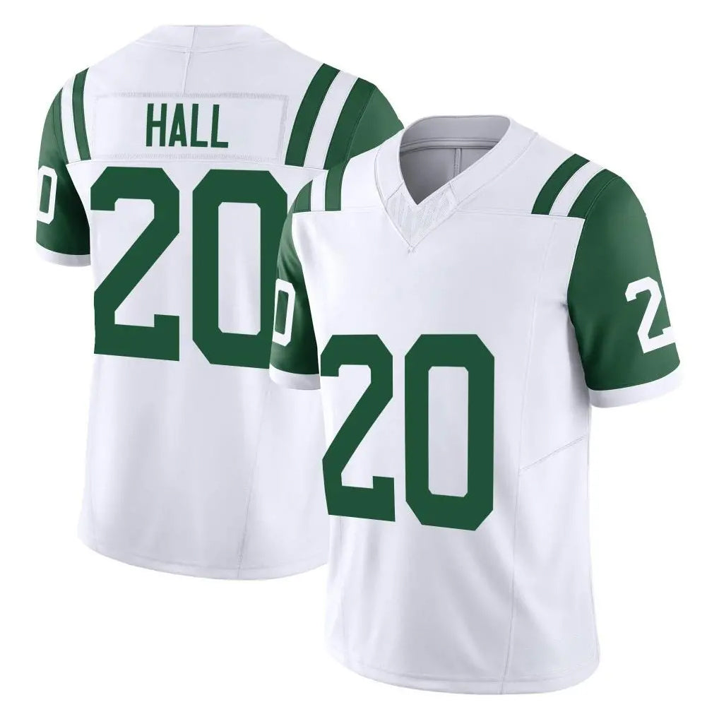 NY.Jets #20 Breece Hall Player White Limited Classic Vapor F.U.S.E. Home Game Ldoa Stitched Jerseys