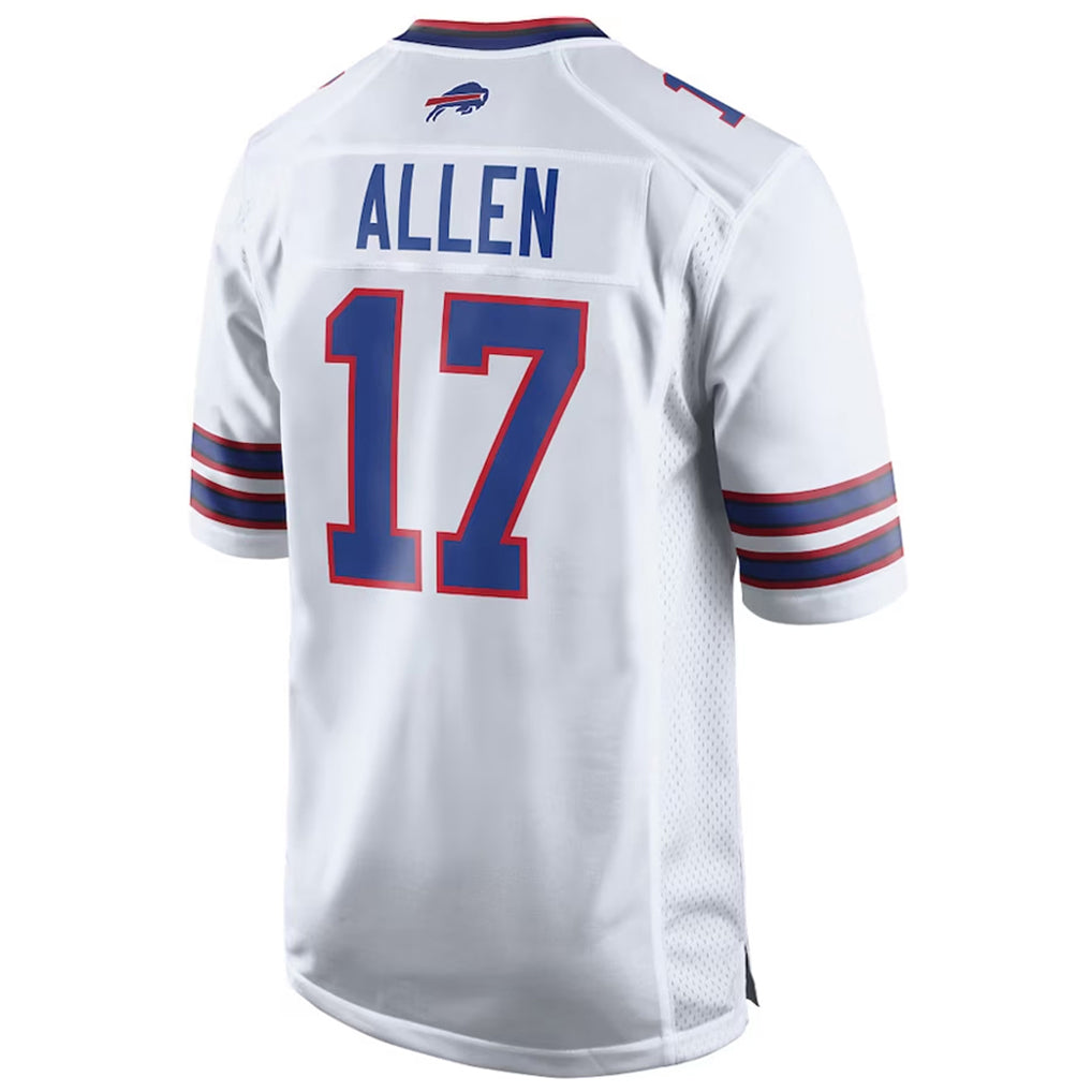 B.Bills #17 Josh Allen Player White Game Ldoa Stitched Jerseys