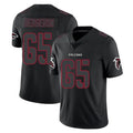 A.Falcons #65 Matthew Bergeron Player Black Impact Limited Game Ldoa Stitched Jerseys