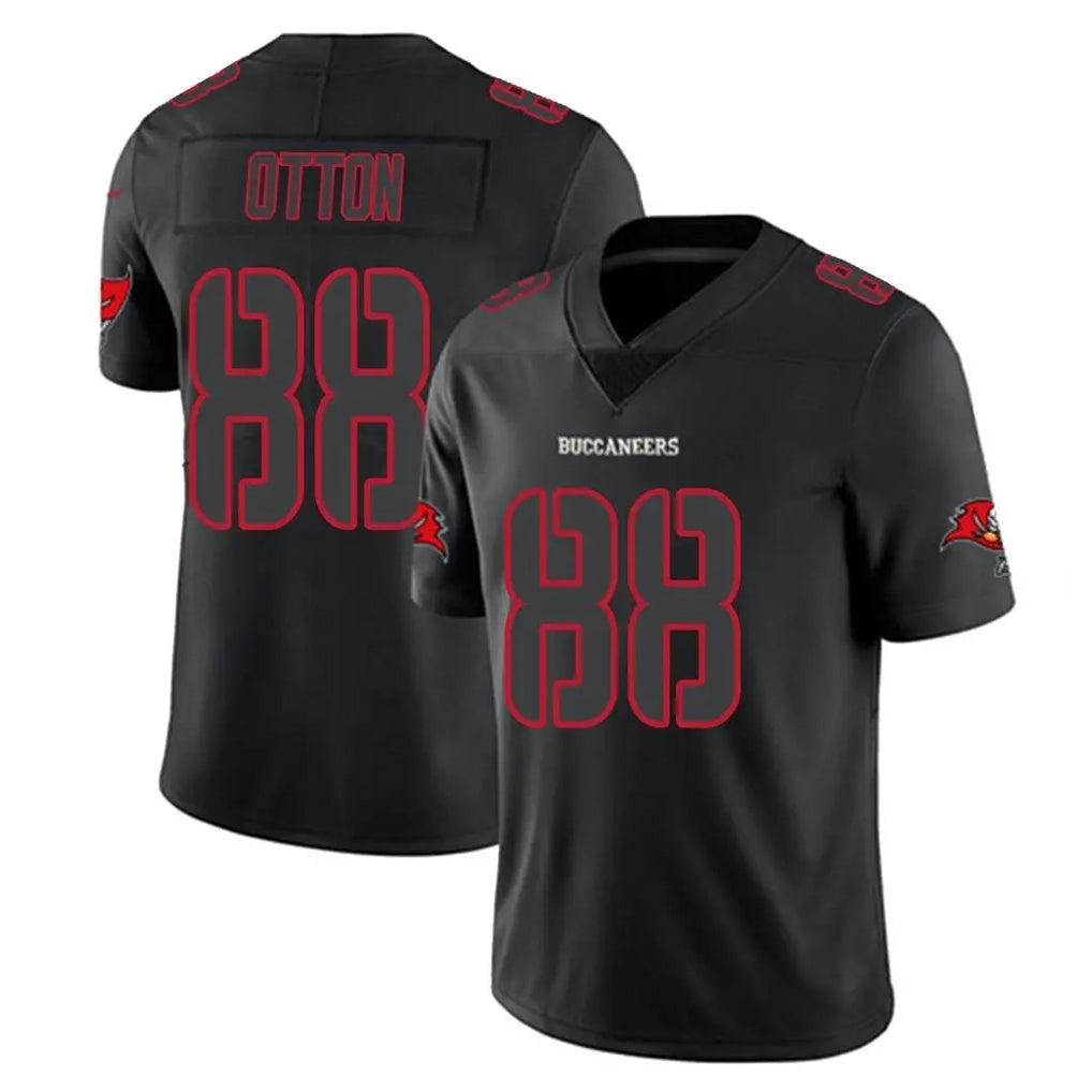 TB.Buccaneers #88 Cade Otton Player Black Impact Limited Home Game Ldoa Stitched Jerseys