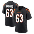 C.Bengals #63 Dylan Fairchild Player Black Home Game Ldoa Stitched Jerseys