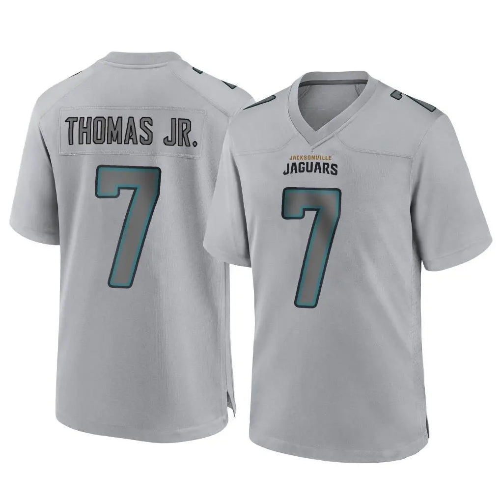 J.Jaguars #7 Brian Thomas Jr. Player Gray Atmosphere Fashion Home Game Ldoa Stitched Jerseys