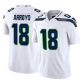 S.Seahawks #18 Elijah Arroyo Player White Limited Vapor F.U.S.E. Home Game Ldoa Stitched Jerseys