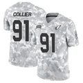 A.Cardinals #91 L.J. Collier Player Camo Salute to Service Limited Ldoa Stitched Jerseys