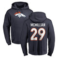 D.Broncos #29 Ja'Quan McMillian Player Navy Pullover Hoodie Limited Ldoa Stitched Jerseys
