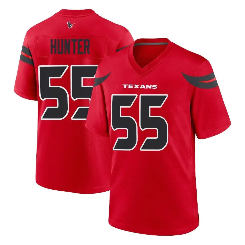 H.Texans #55 Danielle Hunter Player Red Alternate Home Game Ldoa Stitched Jerseys