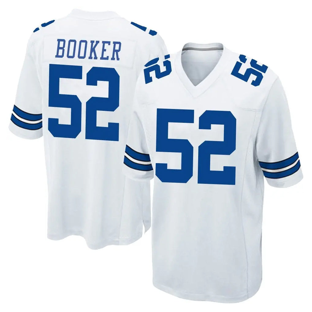 D.Cowboys #52 Tyler Booker Player White Home Game Ldoa Stitched Jerseys