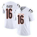 C.Bengals #16 Joe Flacco Player White Vapor Untouchable Limited Home Game Ldoa Stitched Jerseys
