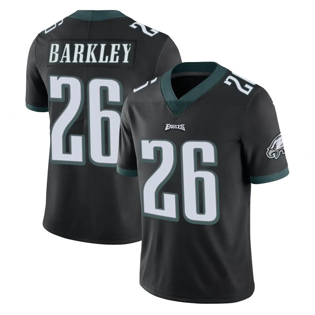 P.Eagles #26 Saquon Barkley Player Black Limited Vapor Untouchable Home Game Ldoa Stitched Jerseys
