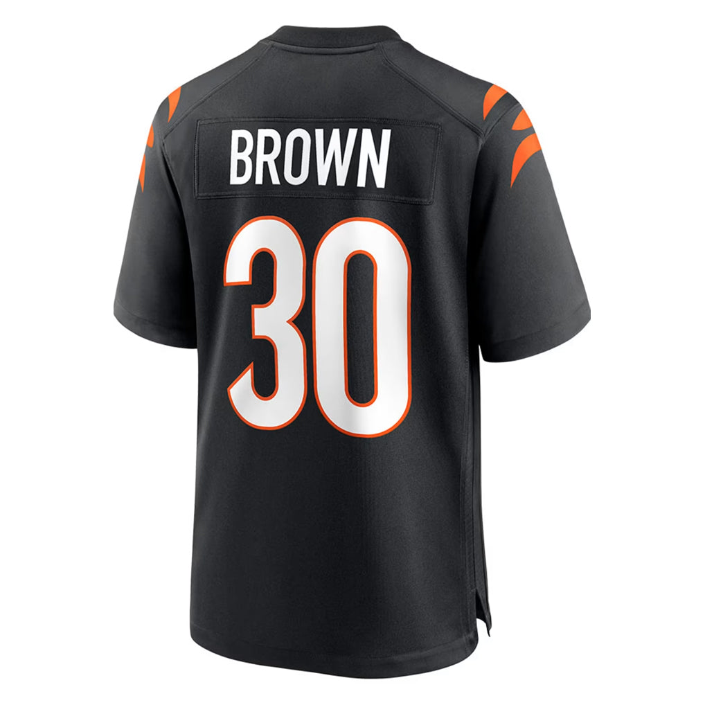 C.Bengals #30 Chase Brown Player Black Home Game Ldoa Stitched Jerseys