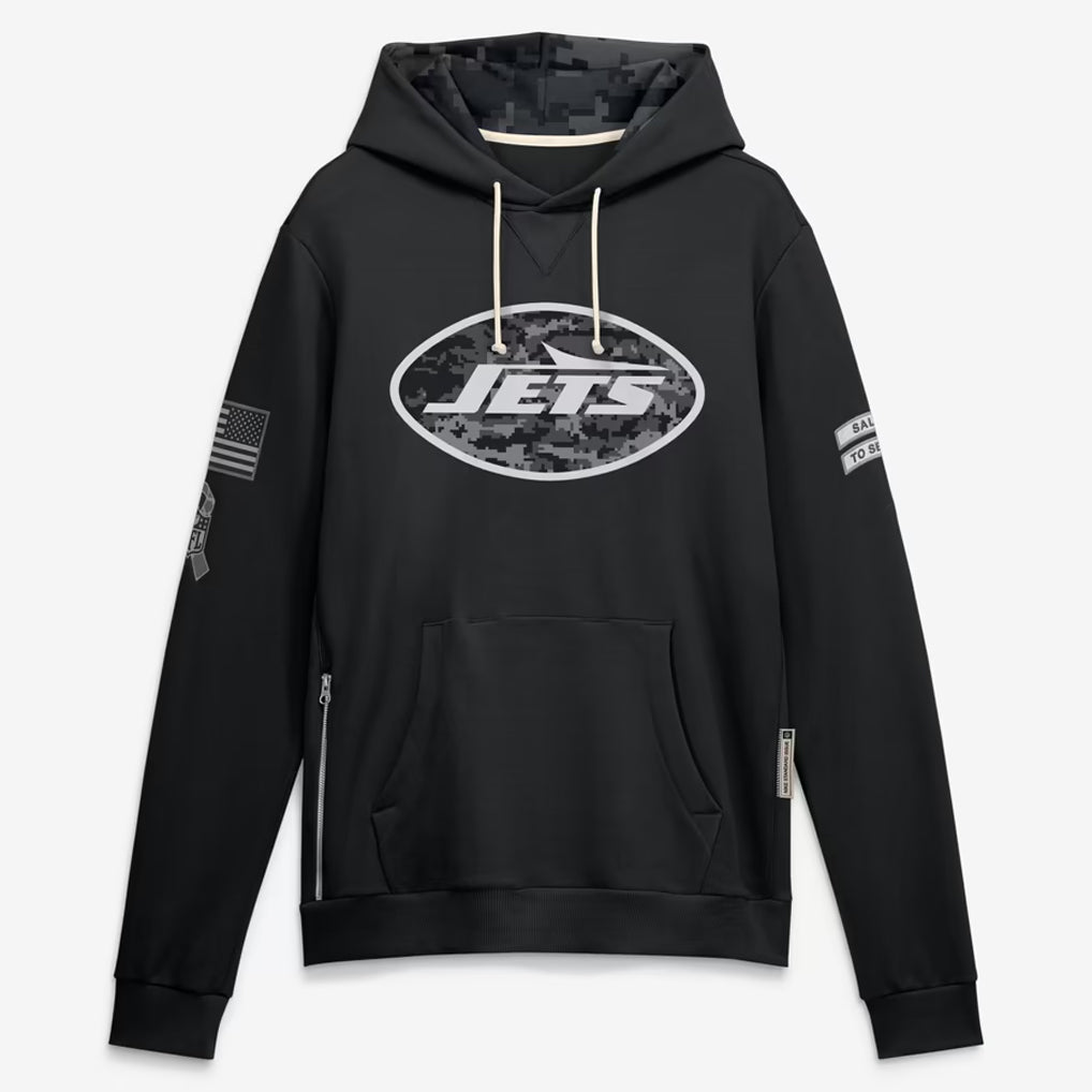 NY.Jets 2026 Black Logo Pullover Hoodies Limited Game Ldoa Stitched Jerseys