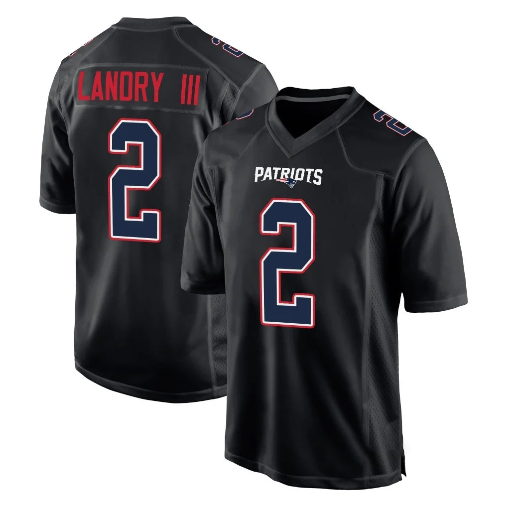 NE.Patriots #2 Harold Landry III Player Carbon Fashion Limited Home Game Ldoa Stitched Jerseys