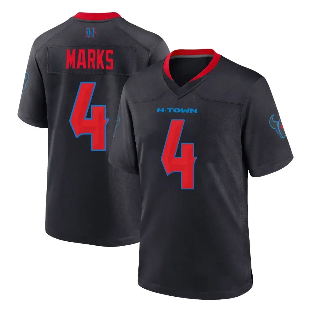 H.Texans #4 Woody Marks Player Navy 2nd Alternate Home Game Ldoa Stitched Jerseys