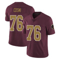 W.Commanders #76 Sam Cosmi Player Burgundy Alternate Vapor Untouchable Home Game Ldoa Stitched Jerseys