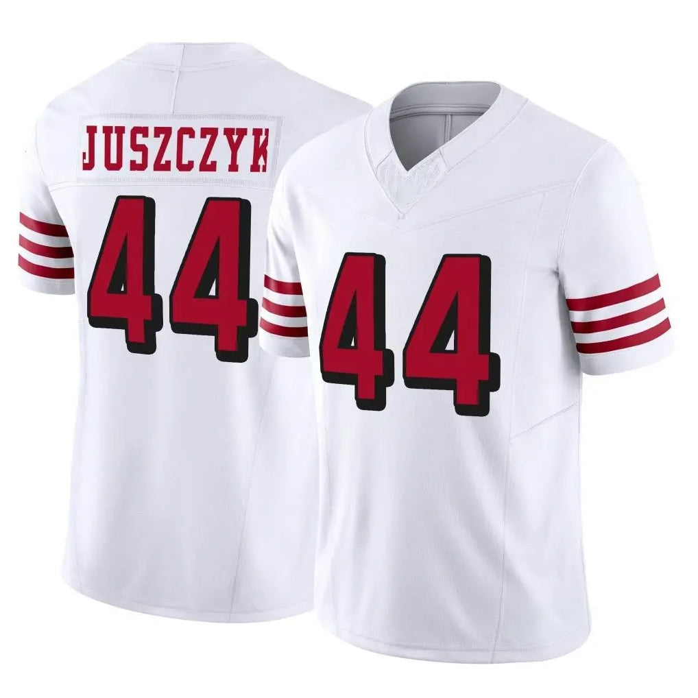 SF.49ers #44 Kyle Juszczyk Player White Limited Alternate Vapor F.U.S.E. Home Game Ldoa Stitched Jerseys
