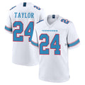 T.Titans #24 Alontae Taylor Player White 2026 Game Home Ldoa Stitched Jerseys