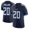 T.Titans #20 Tony Pollard Player Navy Limited Vapor Untouchable Home Game Ldoa Stitched Jerseys