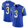 LA.Rams #3 Kam Curl Player Royal Limited Vapor Untouchable Home Game Ldoa Stitched Jerseys