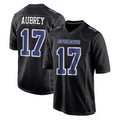 D.Cowboys #17 Brandon Aubrey Player Carbon Black Fashion Home Game Ldoa Stitched Jerseys