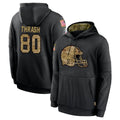 C.Browns #80 Jamari Thrash Player Black Salute to Service Pullover Hoodies Limited Ldoa Stitched Jerseys