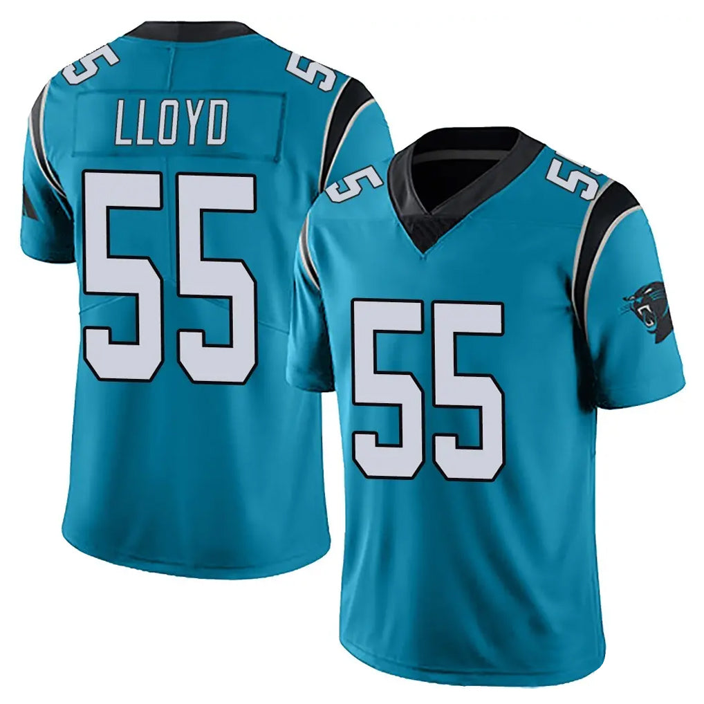 C.Panthers #55 Devin Lloyd Player Blue Vapor Untouchable Limited Game Ldoa Stitched Jerseys