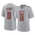 TB.Buccaneers #0 Yaya Diaby Player Gray Atmosphere Fashion Home Game Ldoa Stitched Jerseys