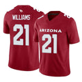 A.Cardinals #21 Garrett Williams Player Cardinal Vapor F.U.S.E. Limited Home Game Ldoa Stitched Jerseys