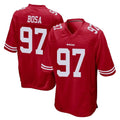 SF.49ers #97 Nick Bosa Player Red Home Game Ldoa Stitched Jerseys