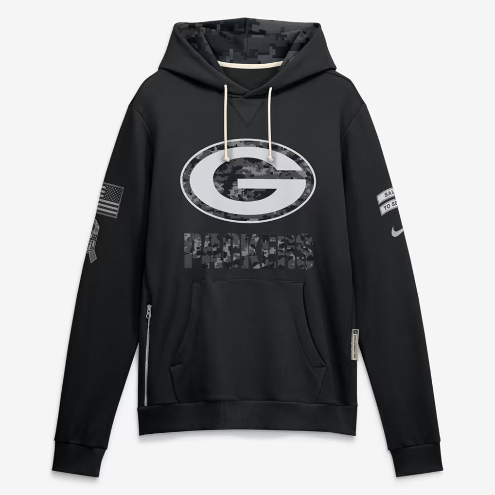 GB.Packers 2026 Black Logo Pullover Hoodies Limited Game Ldoa Stitched Jerseys
