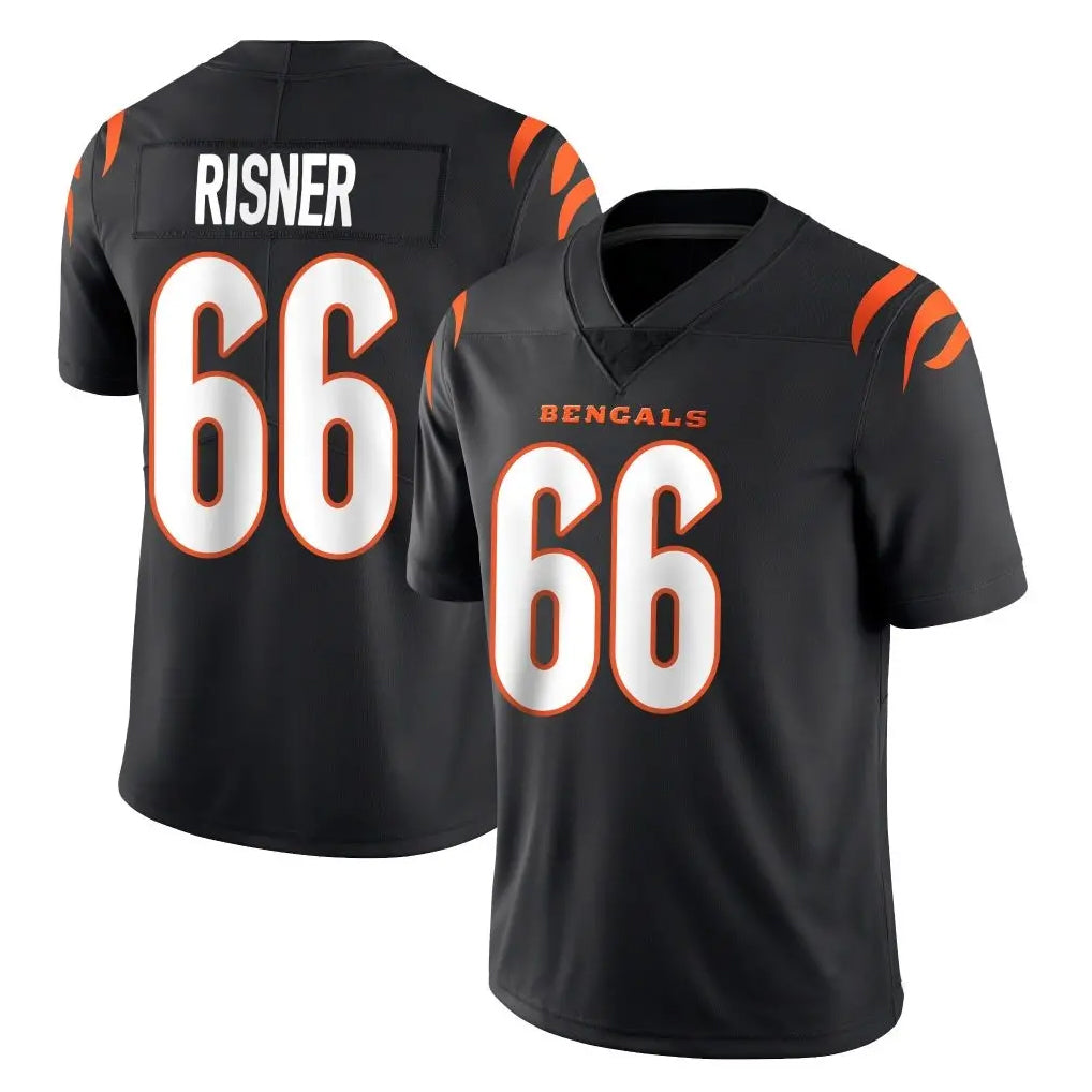 C.Bengals #66 Dalton Risner Player Black Vapor Untouchable Limited Home Game Ldoa Stitched Jerseys