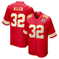 KC.Chiefs #32 Marcus Allen Player Red Home Game Ldoa Stitched Jerseys