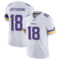 M.Vikings #18 Justin Jefferson Player White Limited Vapor Untouchable Home Game Ldoa Stitched Jerseys