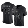 C.Browns #44 Harold Fannin Jr. Player Black Reflective Home Game Ldoa Stitched Jerseys