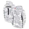 D.Broncos #1 Evan Engram Player Arctic Camo Salute to Service Hoodies Limited Game Ldoa Stitched Jerseys