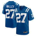 IN.Colts #27 Justin Walley Player Royal Home Game Ldoa Stitched Jerseys