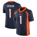 D.Broncos #1 Evan Engram Player Navy Vapor Untouchable Limited Game Ldoa Stitched Jerseys