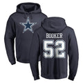 D.Cowboys #52 Tyler Booker Player Navy Pullover Hoodies Limited Ldoa Stitched Jerseys