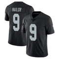 LV.Raiders #9 Jalen Nailor Player Black Limited Vapor Untouchable Home Game Ldoa Stitched Jerseys