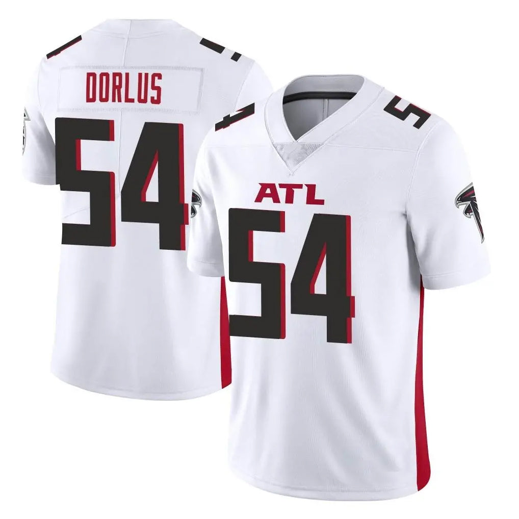 A.Falcons #54 Brandon Dorlus Player White Vapor Untouchable Limited Home Game Ldoa Stitched Jerseys