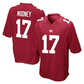 NY.Giants #17 Darnell Mooney Player Red Home Game Ldoa Stitched Jerseys
