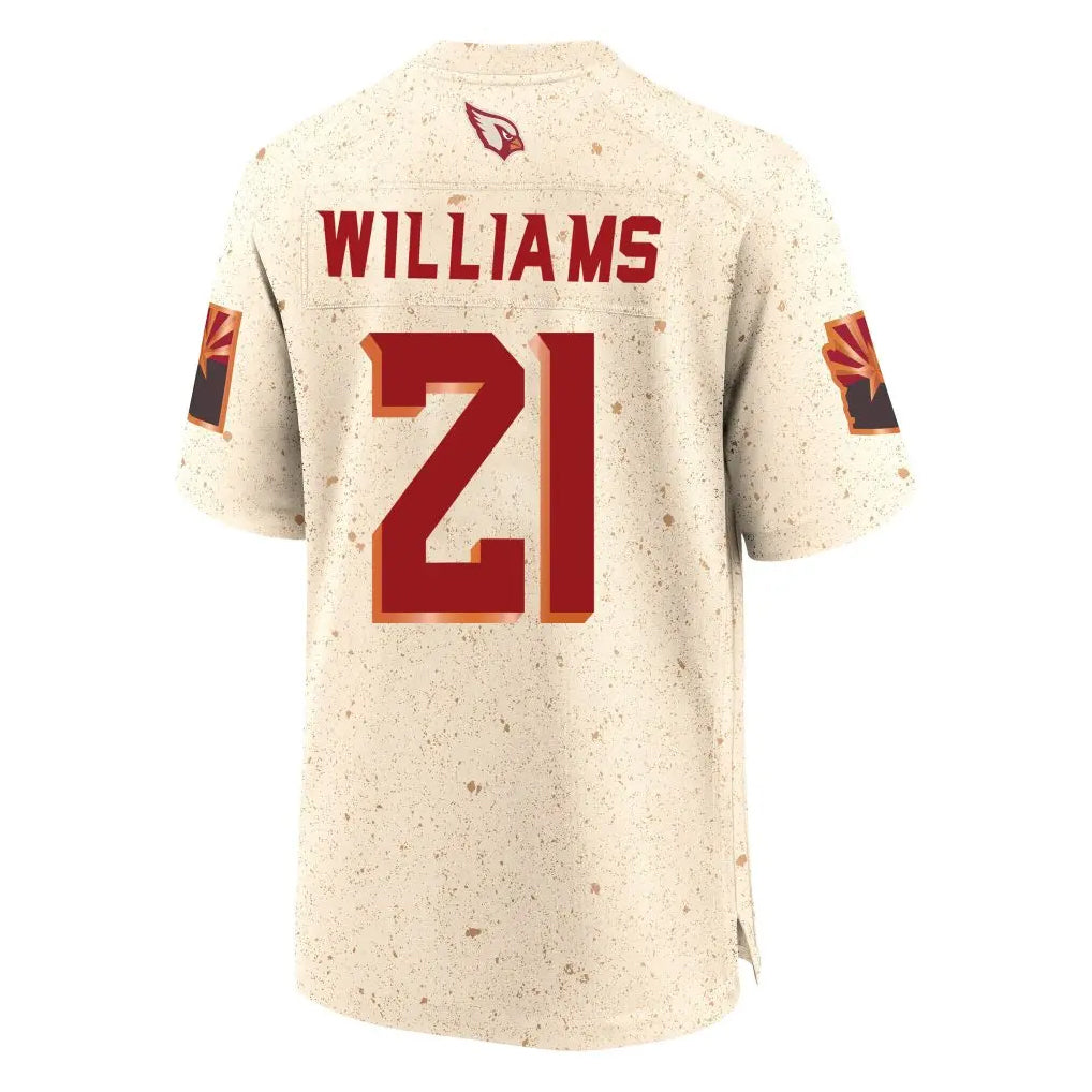 A.Cardinals #21 Garrett Williams Player Cream Rivalries Collection Game Ldoa Stitched Jerseys