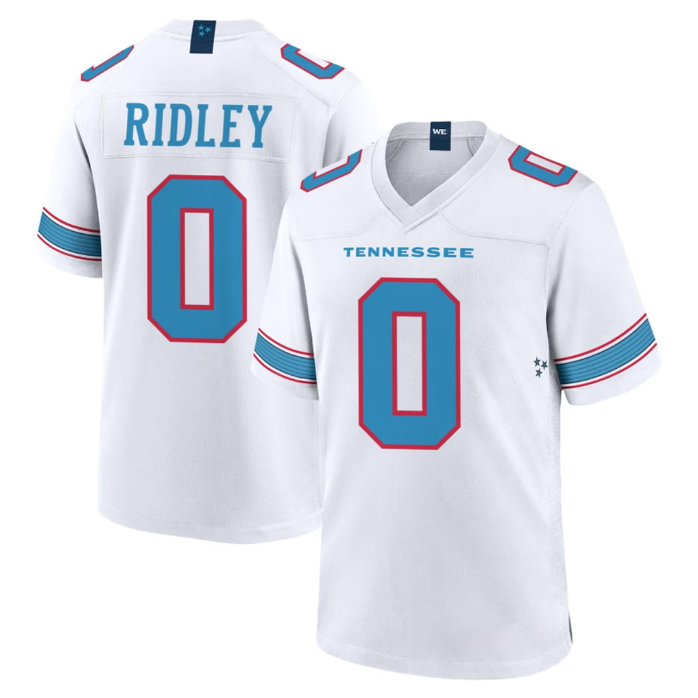 T.Titans #0 Calvin Ridley Player White 2026 Game Home Ldoa Stitched Jerseys