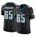 P.Eagles #65 Lane Johnson Player Black Limited Vapor F.U.S.E. Home Game Ldoa Stitched Jerseys