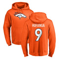 D.Broncos #9 Talanoa Hufanga Player Orange Pullover Hoodie Limited Ldoa Stitched Jerseys