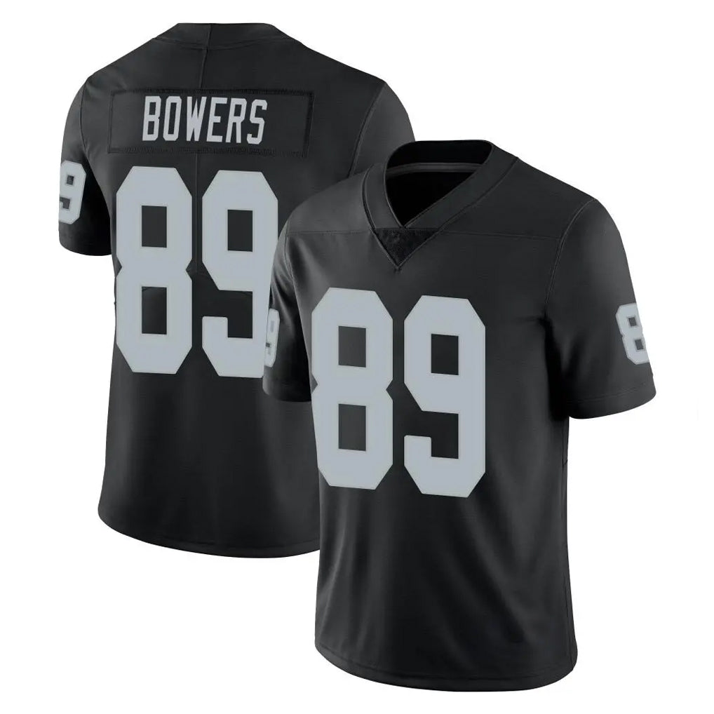 LV.Raiders #89 Brock Bowers Player Black Limited Vapor Untouchable Home Game Ldoa Stitched Jerseys