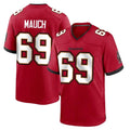 TB.Buccaneers #69 Cody Mauch Player Red Home Game Ldoa Stitched Jerseys